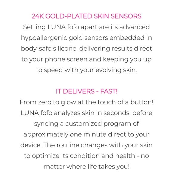 NIB FOREO LUNA FOFO, SKIN ANALYSIZER/MASSAGE/CLEAN - Picture 11 of 15